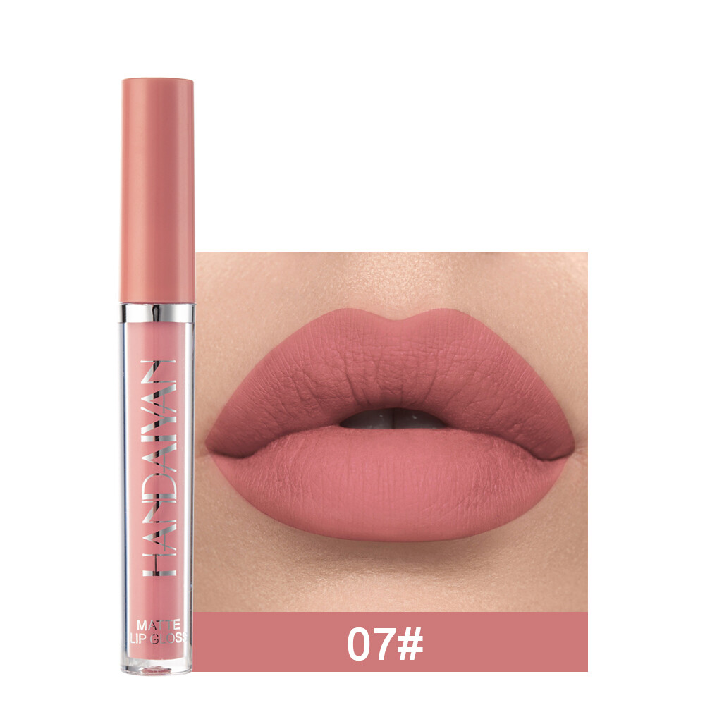 WOOLOVE HANDAIYAN - Nude Lipstick, 12 Colors, Natural Moisturizer, Waterproof, Matte Makeup, Lipstick, Makeup