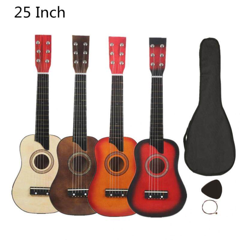 25 Inch Basswood Acoustic Guitar With Bag Pick Strings Gift For Children And Beginner Musical Instrument 4 Colors Optional Malaysia