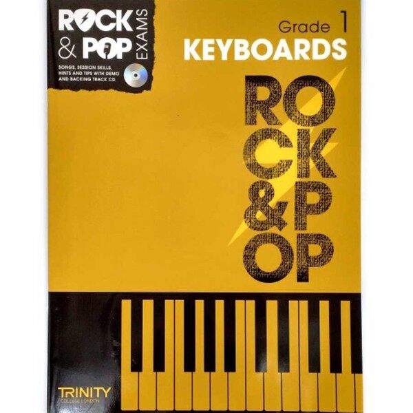 TRINITY KEYBOARDS Rock & Pop Grade 1 (2012-2017) + CD Malaysia