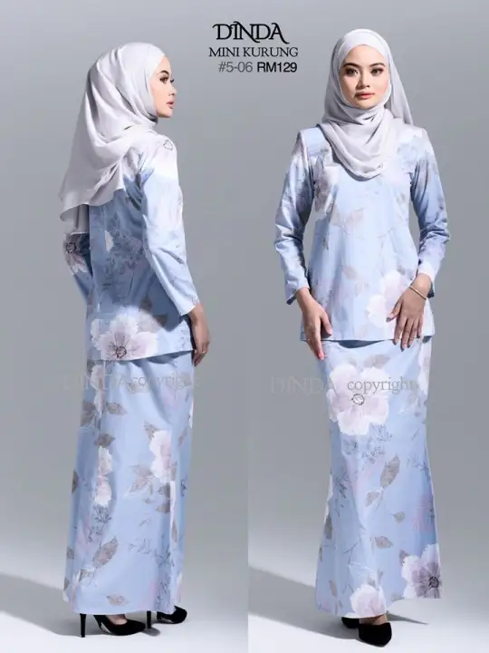 Baju Mini Kurung 5 Korean Cotton Exclusive Dinda By Cotton Empire Lazada