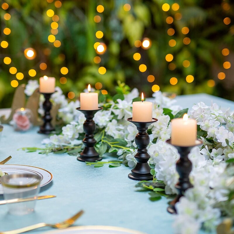Pillar Candle Holders Wedding Centerpieces Metal Candle Holder