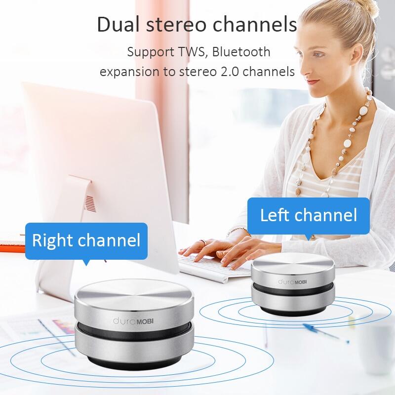 Bone Conduction Bluetooth Speaker Vibration Stereo Audio Digital TWS Wireless Smallest Portable Sound Box DURAMOBIHumbirdSpeaker