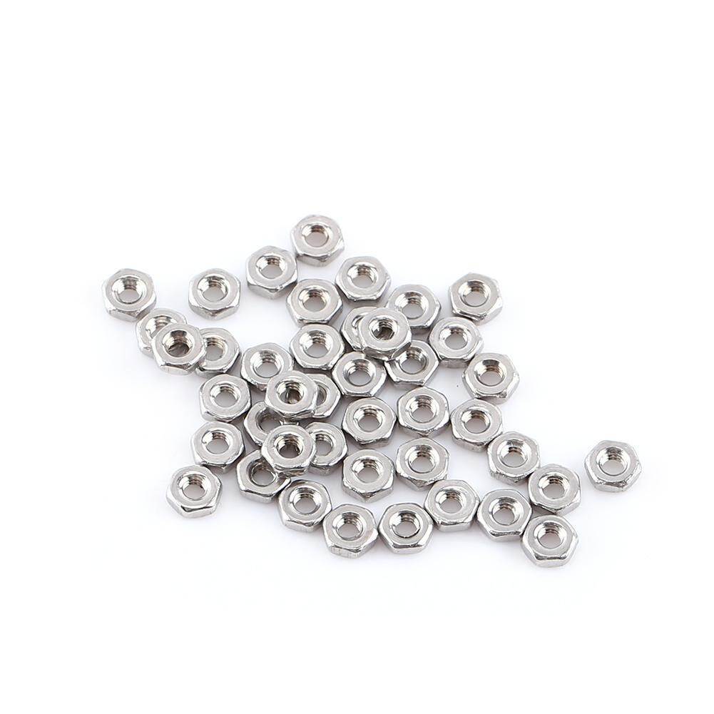 250pcs M2 Hex Socket Screws Bolt With Hex Nuts Assortment A2 Stainless Steel