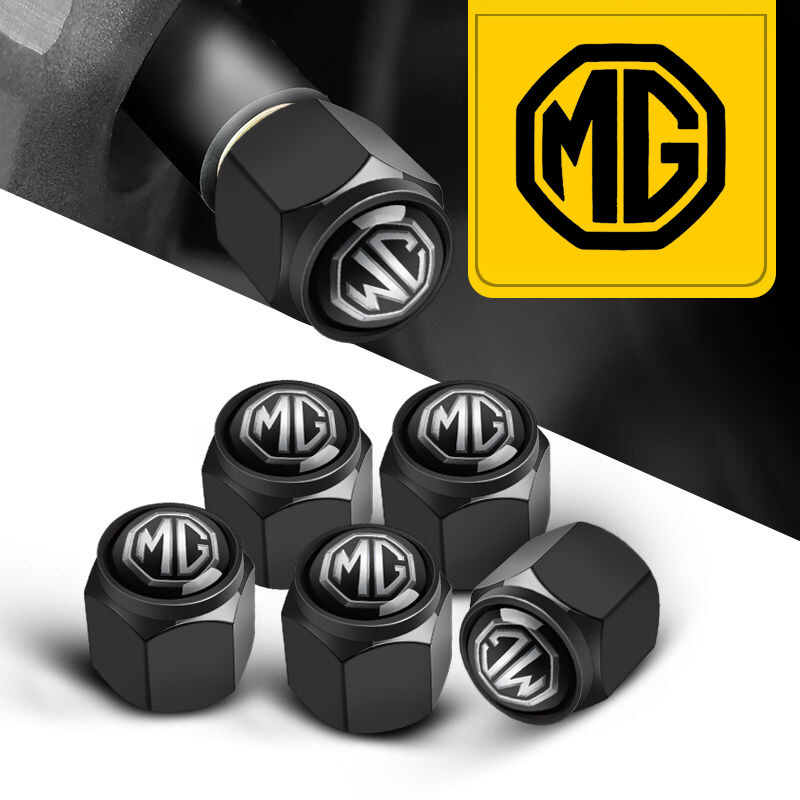 4 Pieces Metal Car Tire Valve Caps For MG 3 5 6 MG HS ZS GS 5 6 TF ZR