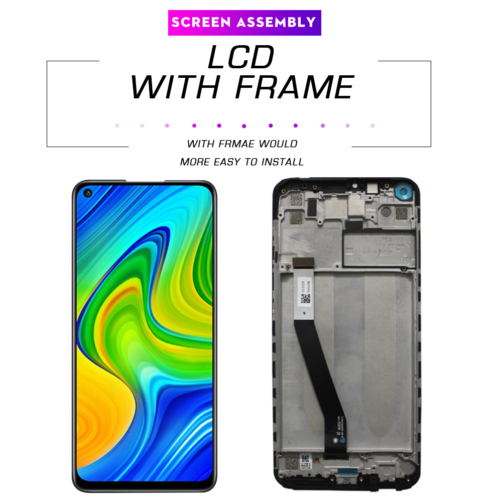 Original 6.53" For Xiaomi Redmi Note 9 LCD M2003J15SG Display Screen Replacement For Redmi 10X 4G LCD Note9 M2003J15SC Display