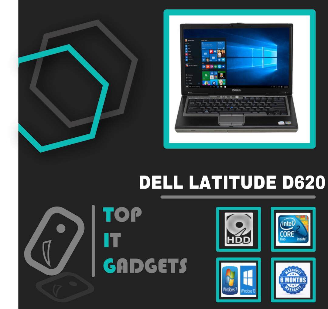 DELL LATITUDE D620 / INTEL CORE 2 DUO T7250 / 2 GB DDR2 RAM / 80 GB SATA HDD / 14.1 INCH LCD / 6 Months Warranty Malaysia