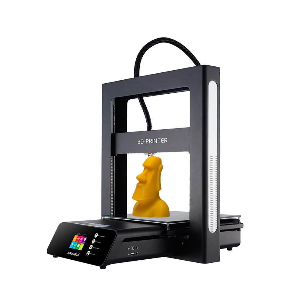 Jgaurora A5 DIY 3D Printer 305*305*320 Mm Ukuran Cetak dengan Bingkai Logam 2.8 Inci Warna Layar Sentuh filamen Deteksi Ekstrim Akurasi Tinggi Mendukung PLA/ABS/Kayu