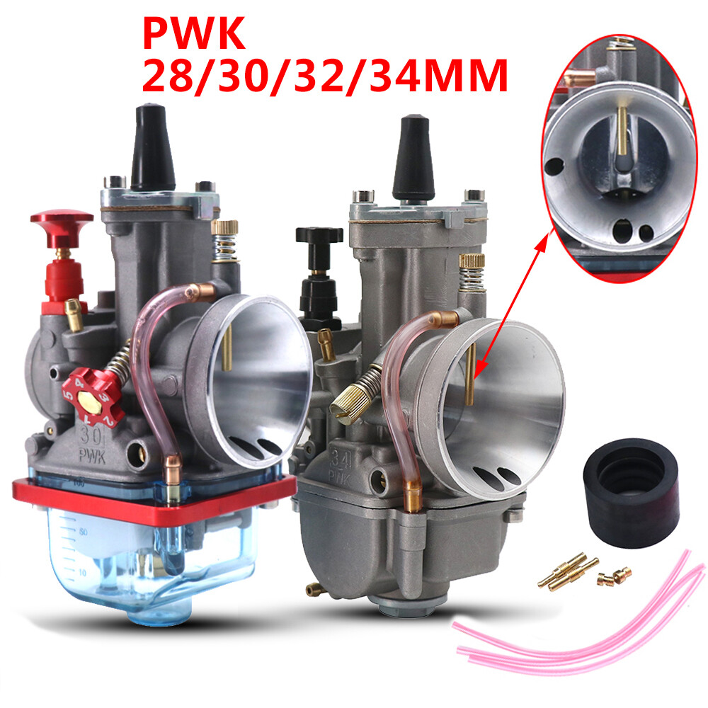 Motorcycle 28 30 32 34mm Universal carburetor For KEIHIN  Mikuni PWK Carburetor Scooters ATV With Power Jet Dirt Bike