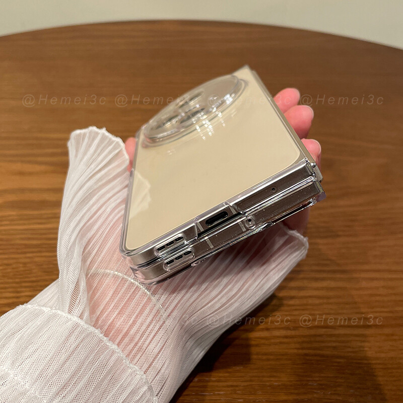 For OPPO Find N3 Casing Transparent Ultra-thin Hard PC Phone Case Cover