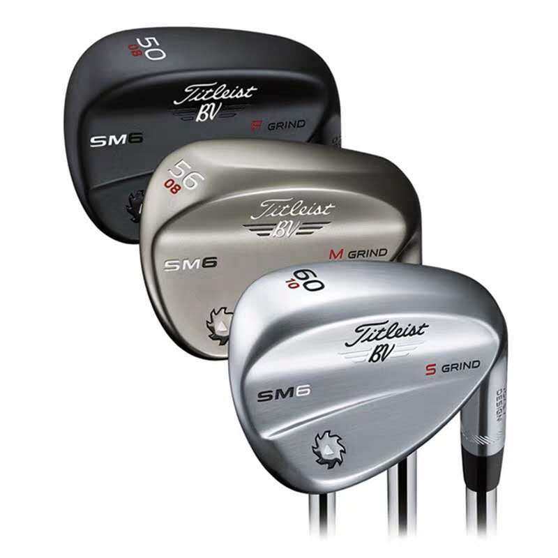 Thiết Kế Hoàn Toàn Mới SM6 Vokey Golf Nêm Câu Lạc Bộ Golf Bạc Đen Xám 50 52 54 56 58 60 Độ Cho Thuận Tay Phải