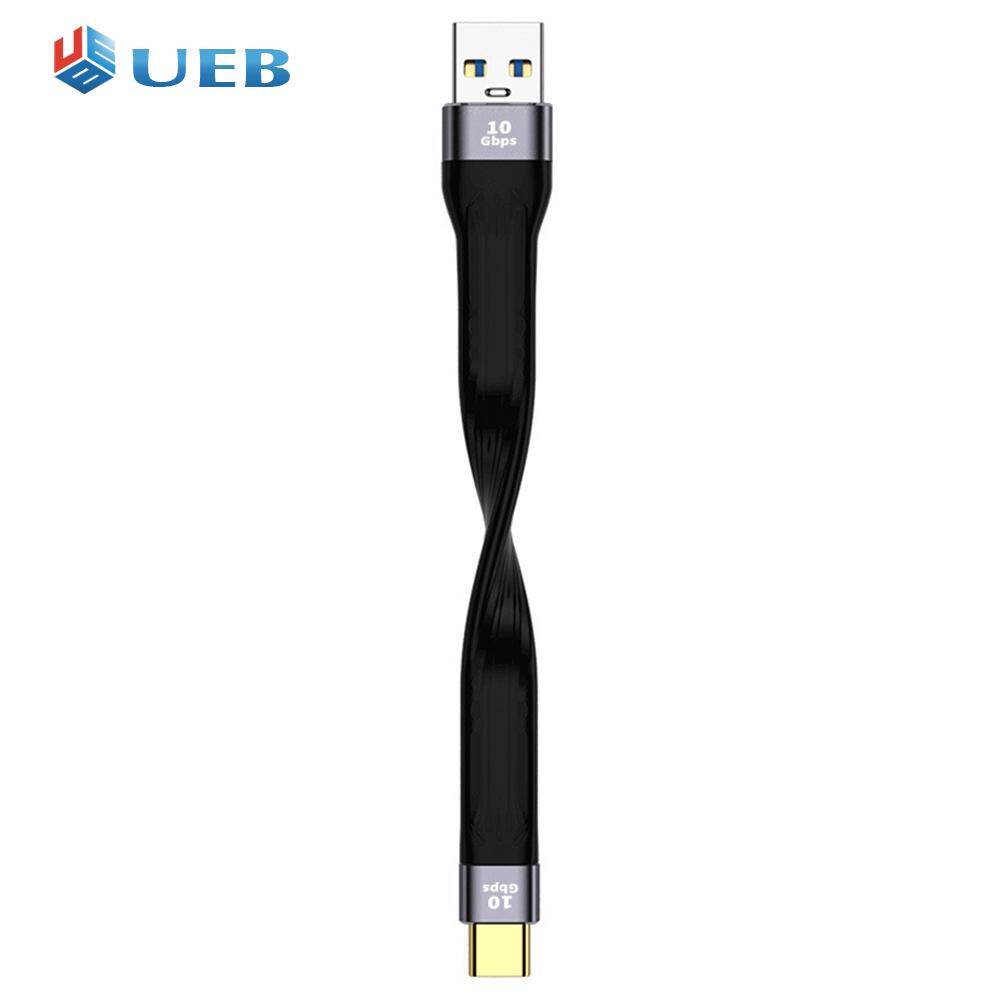USB Male/Female to Type C USB3.1 Cable Short Flexible Fast Charging Cord Mobile Accessories