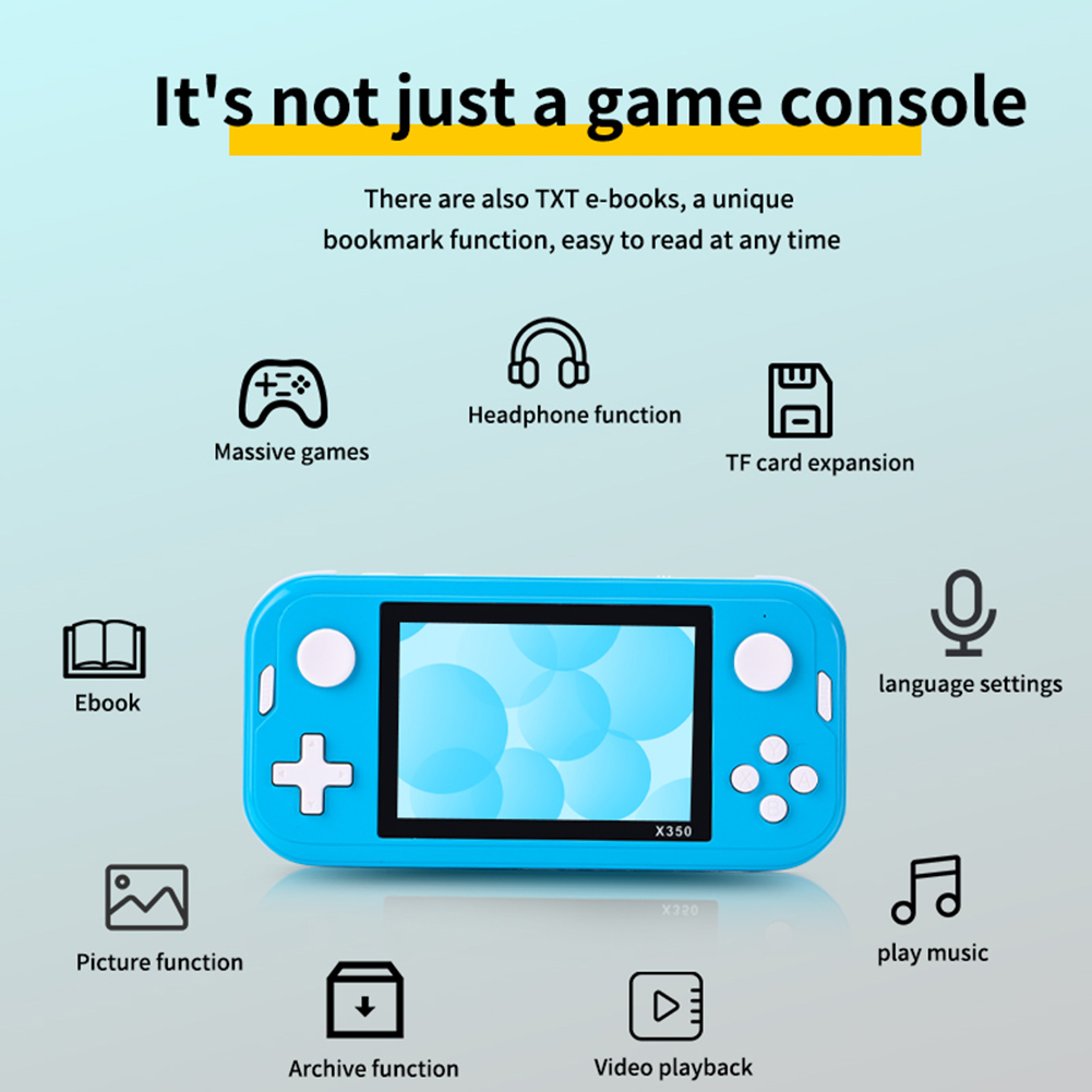 3.5 inch IPS HD Screen Handheld Game Player Retro Video Gaming Console