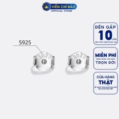 Chốt bạc bông tai, nút bạc chốt khuyên tai (1 đôi) bằng bạc 925 thương hiệu Viễn Chí Bảo C500163