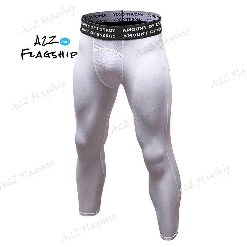 X-Life Men Compression Pants Sports Quick Dry Lightweight Running Gym Yoga Fitness Workout Basketball Jogging Training YEL6050 YELPANT