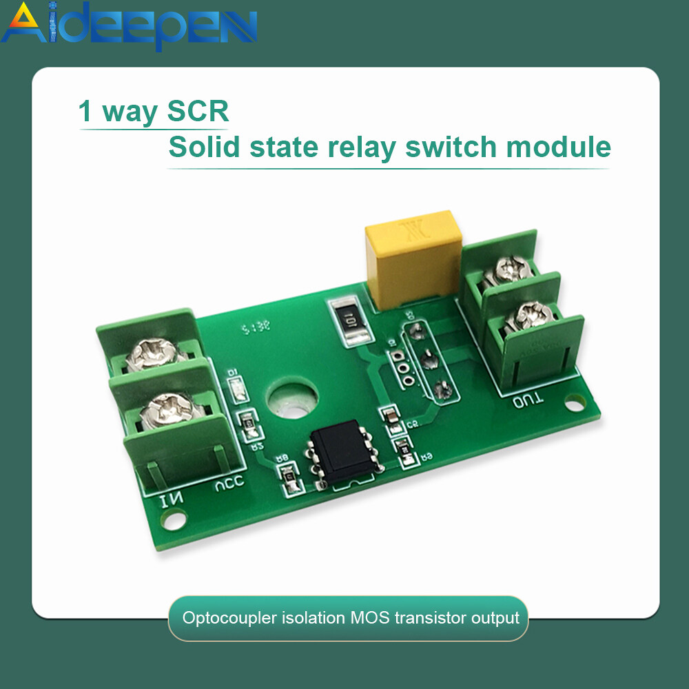 Original Aideepen 1 Way SCR Solid State Relay Switch Module Optocoupler