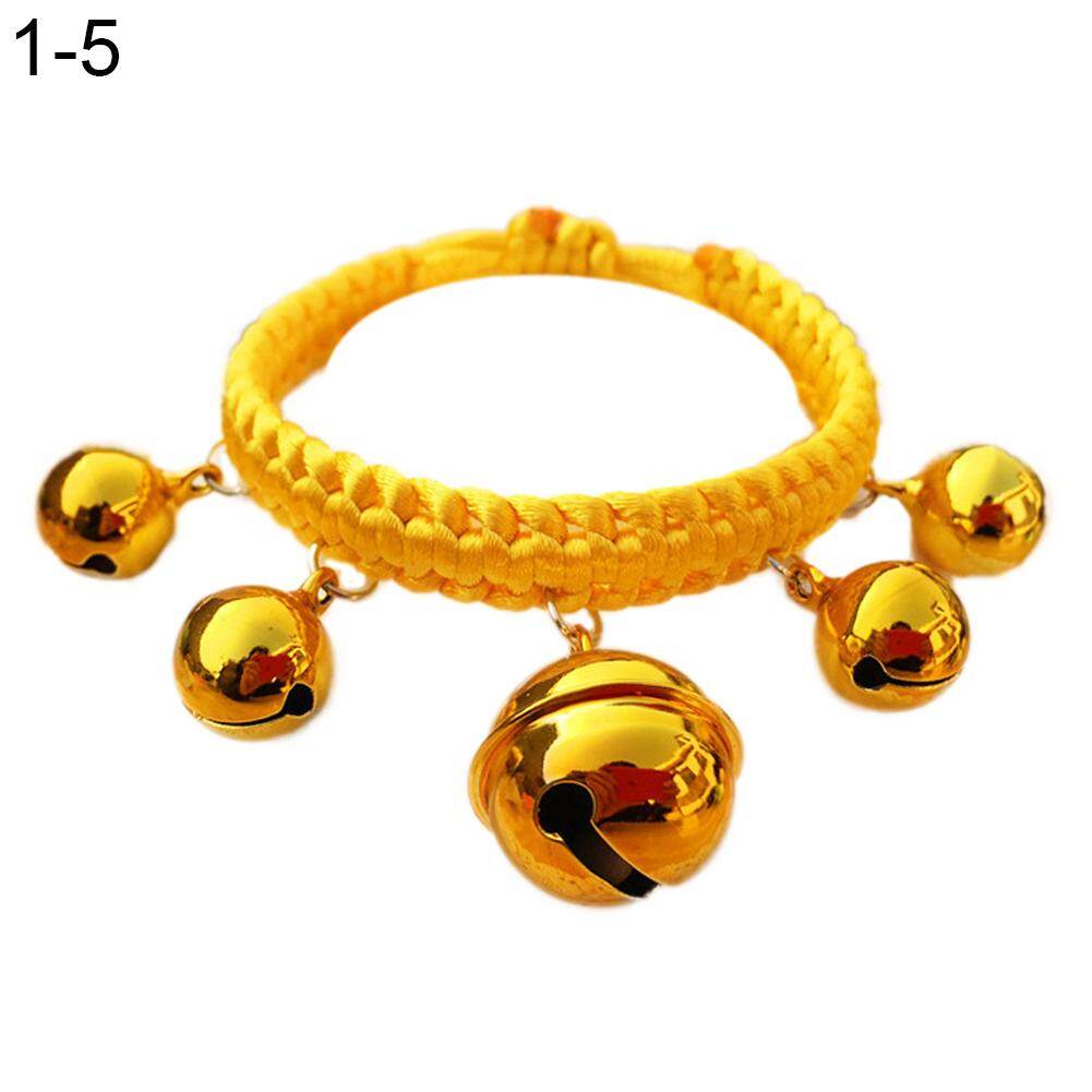 Huanhuang Ang top®Huhuhui fashion cute pet dog collars nylon large bell adjustable strap colorful®-Intl