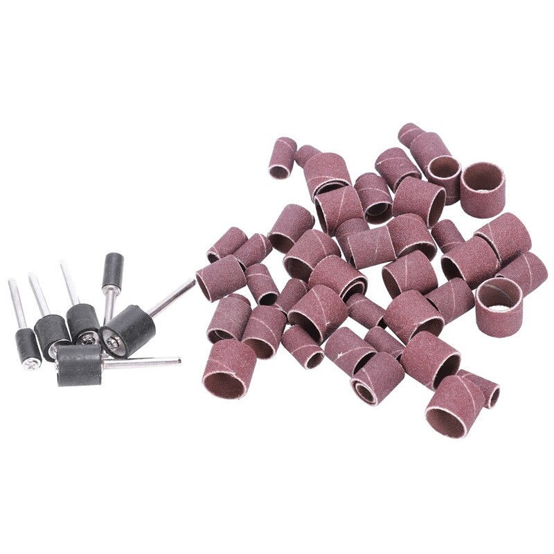 Jumbo 51pc Drum Sanding Kit Fits Dremel Includes Rubber Drum
