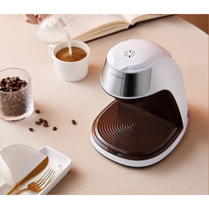 220V/0.3L/450W Automatic Coffee Machine Drip Coffee Maker Portable For Office Home Kitchen Tea Coffee Machine Small  Appliances