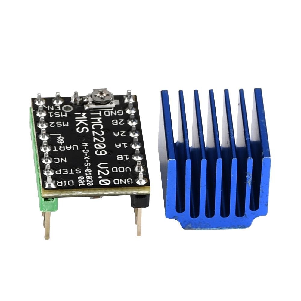 FocusAi 3D printer TMC2240 MKS TMC2209 intelligent silent stepper motor drive module with radiator, high current, high torque, DC4.5-36V