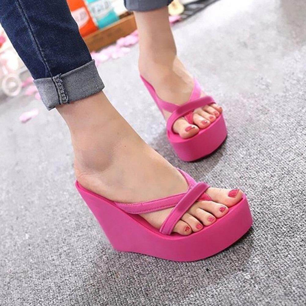 flat wedge platform heel