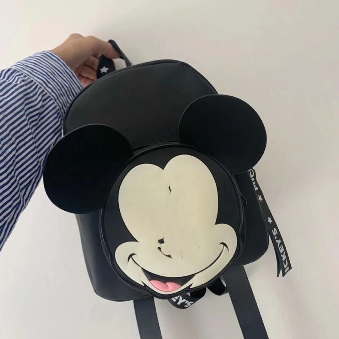 OLANG Children's Bag Cute Disney Mickey Mouse Decorated Mini Backpack