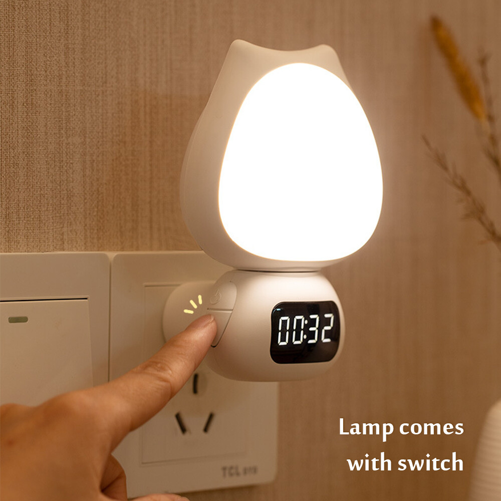 Đèn Ngủ Cắm Điện LED Đèn Chiếu Sáng Từ Xa Có Thể Điều Chỉnh Hai Mục Đích Đèn Ngủ Phòng Đèn Ngủ Hẹn Giờ Cho Con Bú Đầu Giường Đèn Ngủ Đẹp