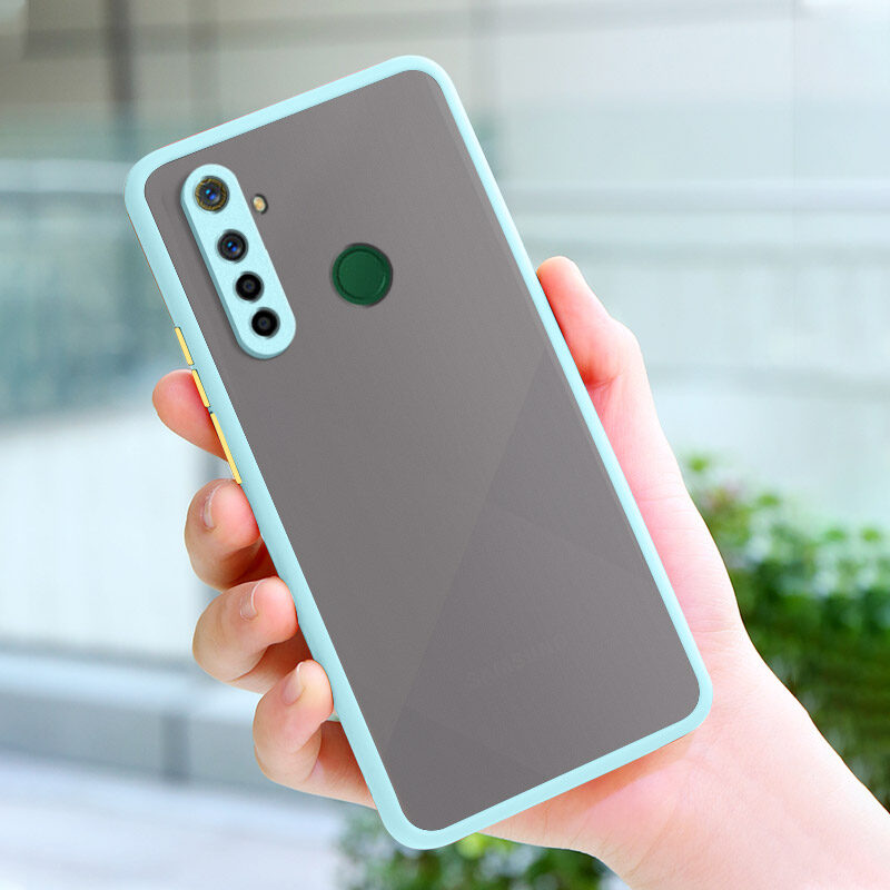 YBD Precision camera protection case For Oppo Realme 6i 5i 5 5s Casing multiple colour Matte Hard PC Back Cover Shockproof Phone Case