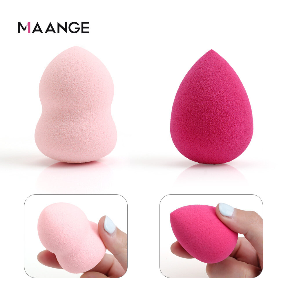 MAANGE Mút Trang Điểm Mút Tán Kem Nền (1 Cái)