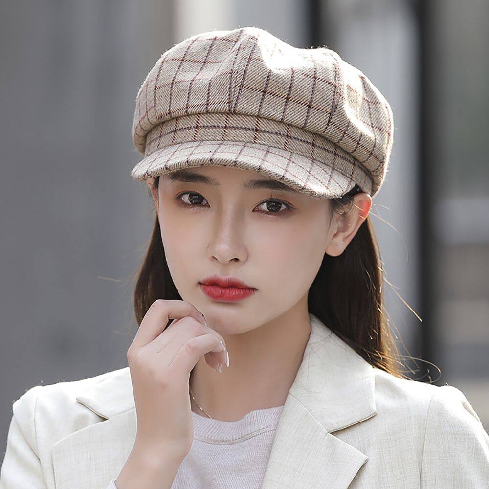 beret hat for women hat for girls cap for woman Casual Adjustable Street Style Female Girls Wool