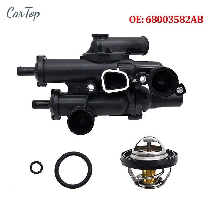 68003582AB Thermostat Assembly Car Engine Coolant for Jeep Compass Patriot 20072012 4884571AB