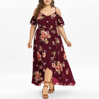 long dress cold shoulder