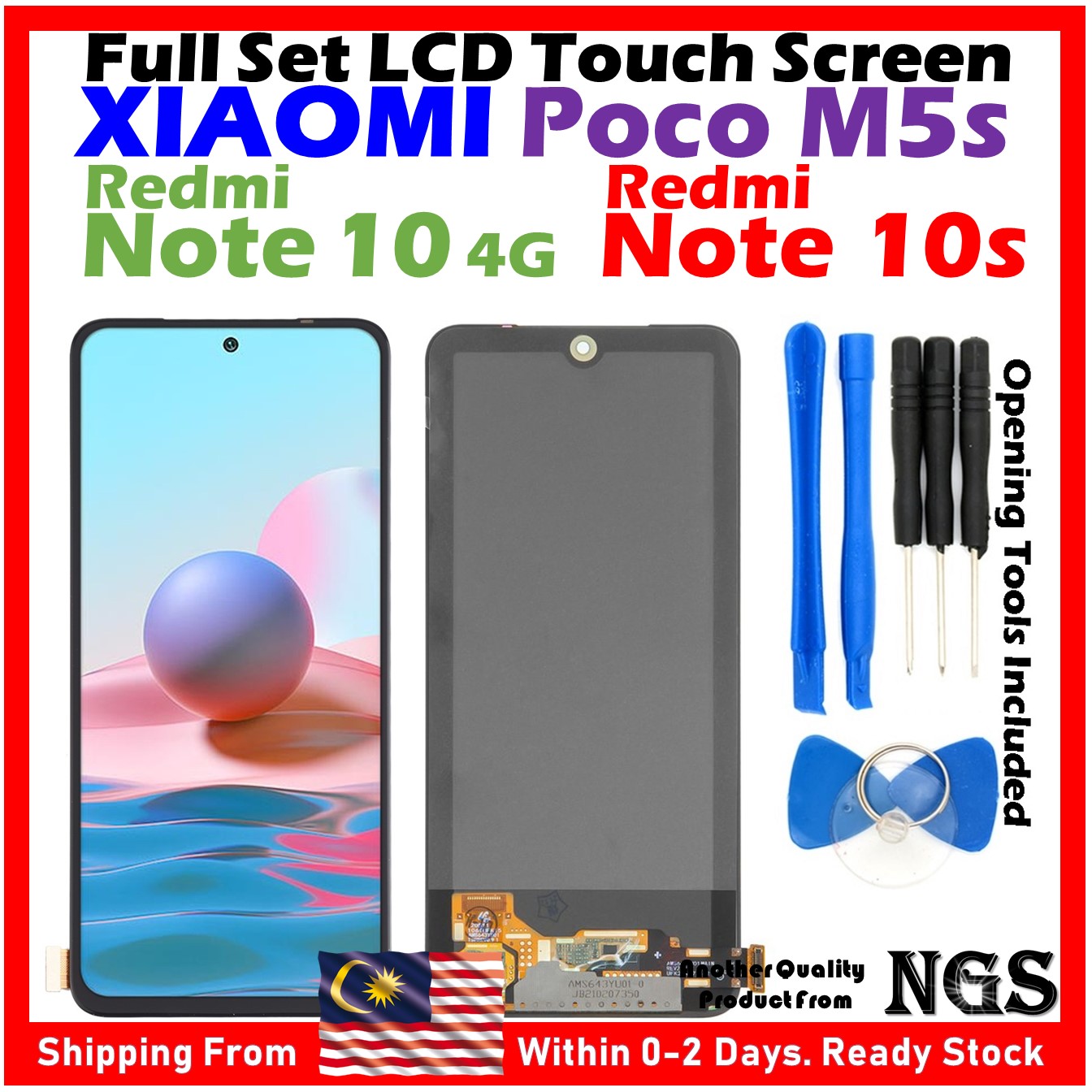 Incell Oled Écran Redmi Note 10 4g Téléphone Portable Écran Tactile De