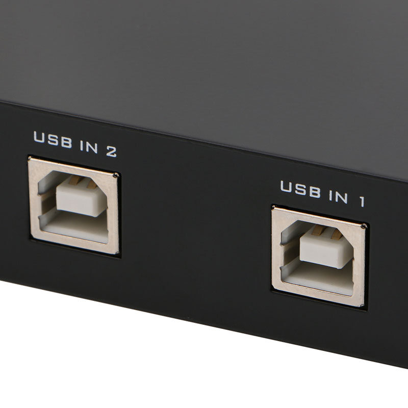 ✪【Yixin Elec】【New Arrival】 2-Port USB2.0 Sharing Switch Switcher Box USB HUB Adapter For PC Scanner Printer
