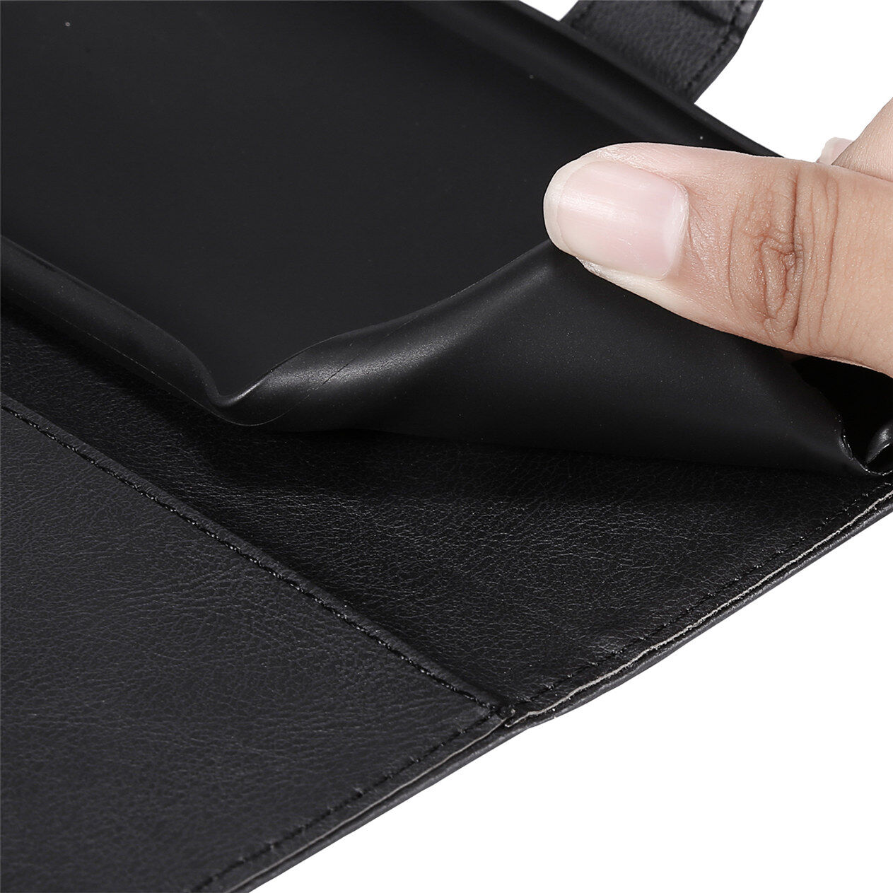 Fayangries Ốp điện thoại cho Samsung Galaxy M51 (6.7 "), bằng da nhựa PU nắp gập màu trơn vỏ Bling cổ điển đứng bọc Ví