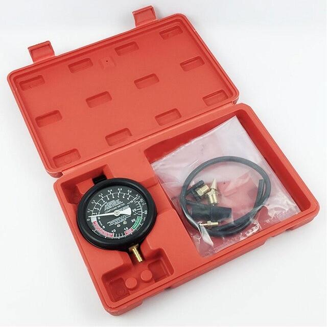 High Precision Car Engine Vacuum Pressure Gauge Meter For System Vacuum System Sealing Leak Checker Tool