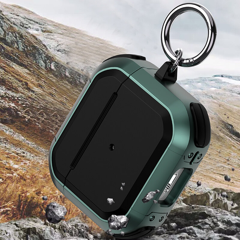 Chất Lượng Cao Bốn Góc Chống-Mùa Thu bluetooth không dây Tai Nghe Bảo Vệ Trường Hợp Cho Apple Airpod 3 Silicon + Cứng PC Chống Sốc Bìa Cho Airpods Pro 2 1 hộp sạc Phụ Kiện
