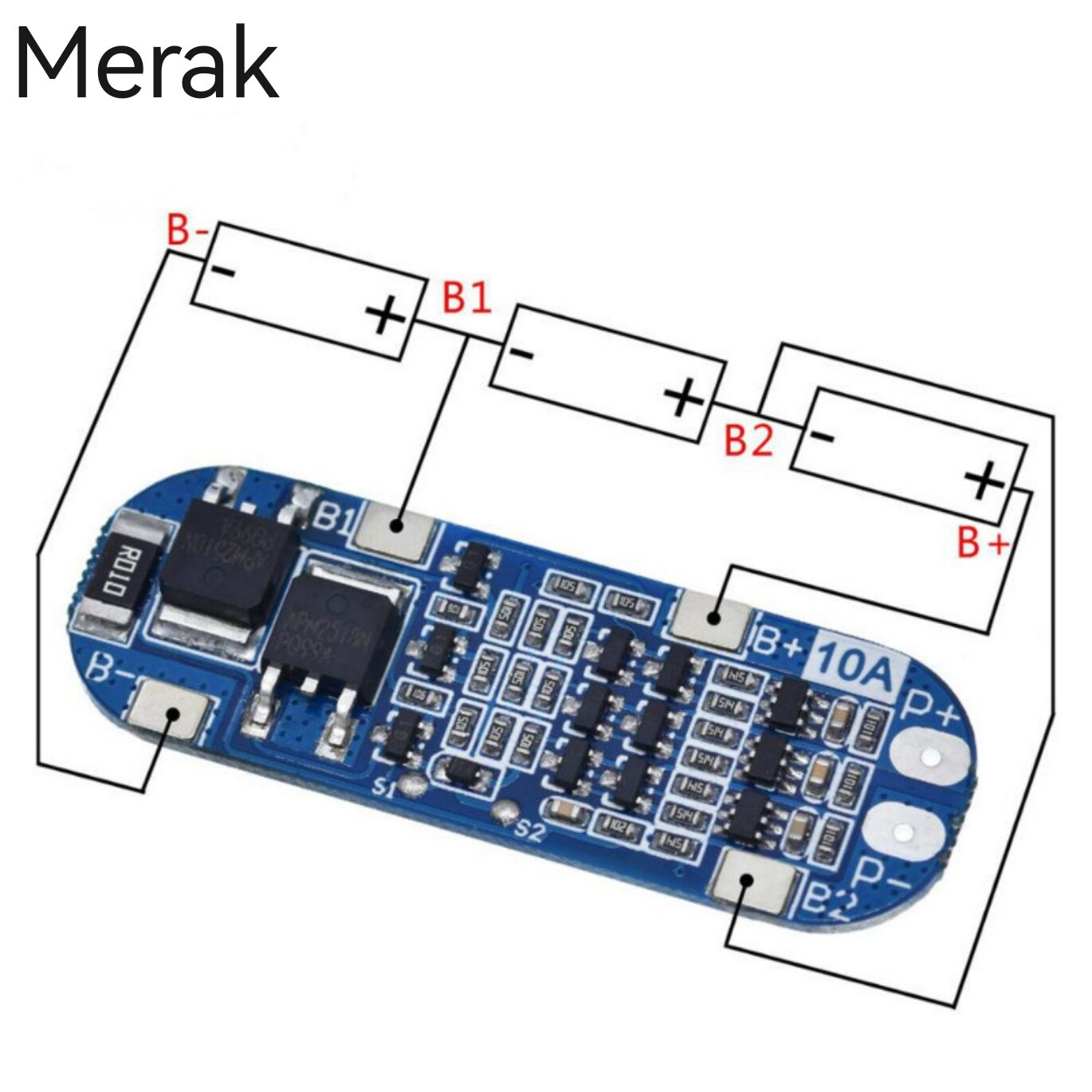 013 mạch bảo vệ bộ sạc pin lithium 3s 10a 11.1v 12v 12.6v cho pin li-ion 18650 bms 3.7v