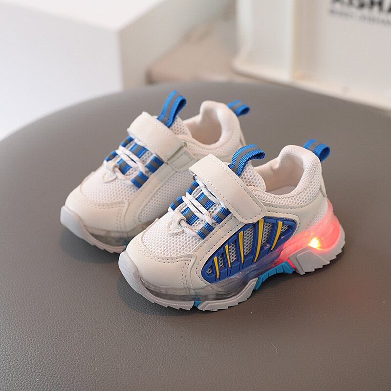 [Ready Stock] LED Children's Sports Shoes Boys and Girls Children's Sports Shoes,Light up kids sports shoes shoes LED boy's shoes casual shoes girls' sports shoes light up shoes，kids shoes for boy，litht shoes for kids girl ，kids sneakers