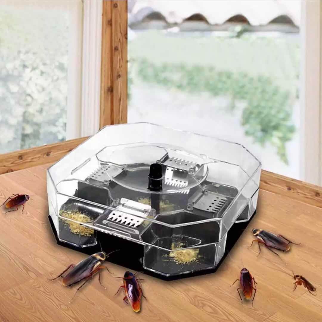 Cockroach Catcher Trap Cockroach Killer Cockroach Bait Box Black ...