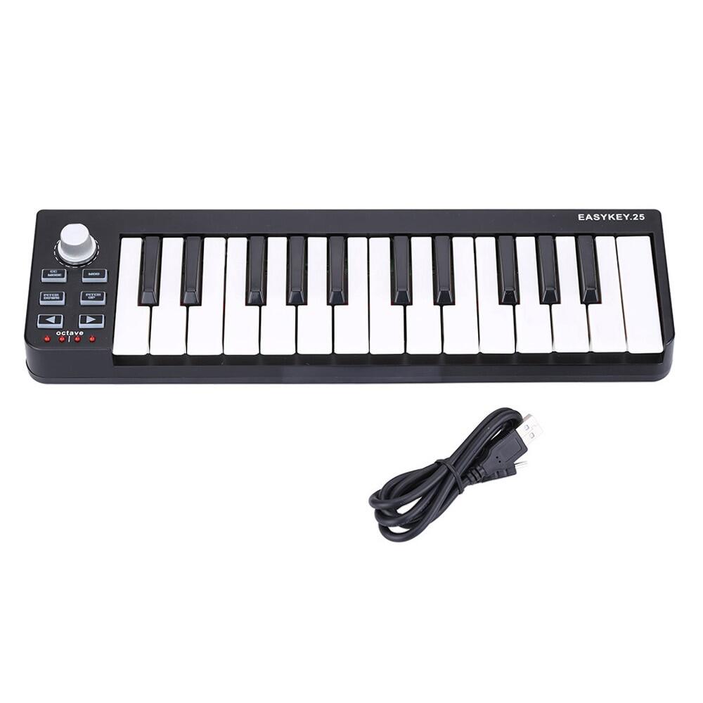 Worlde Easykey.25 Portable Keyboard Mini 25Key USB MIDI Controller USB
