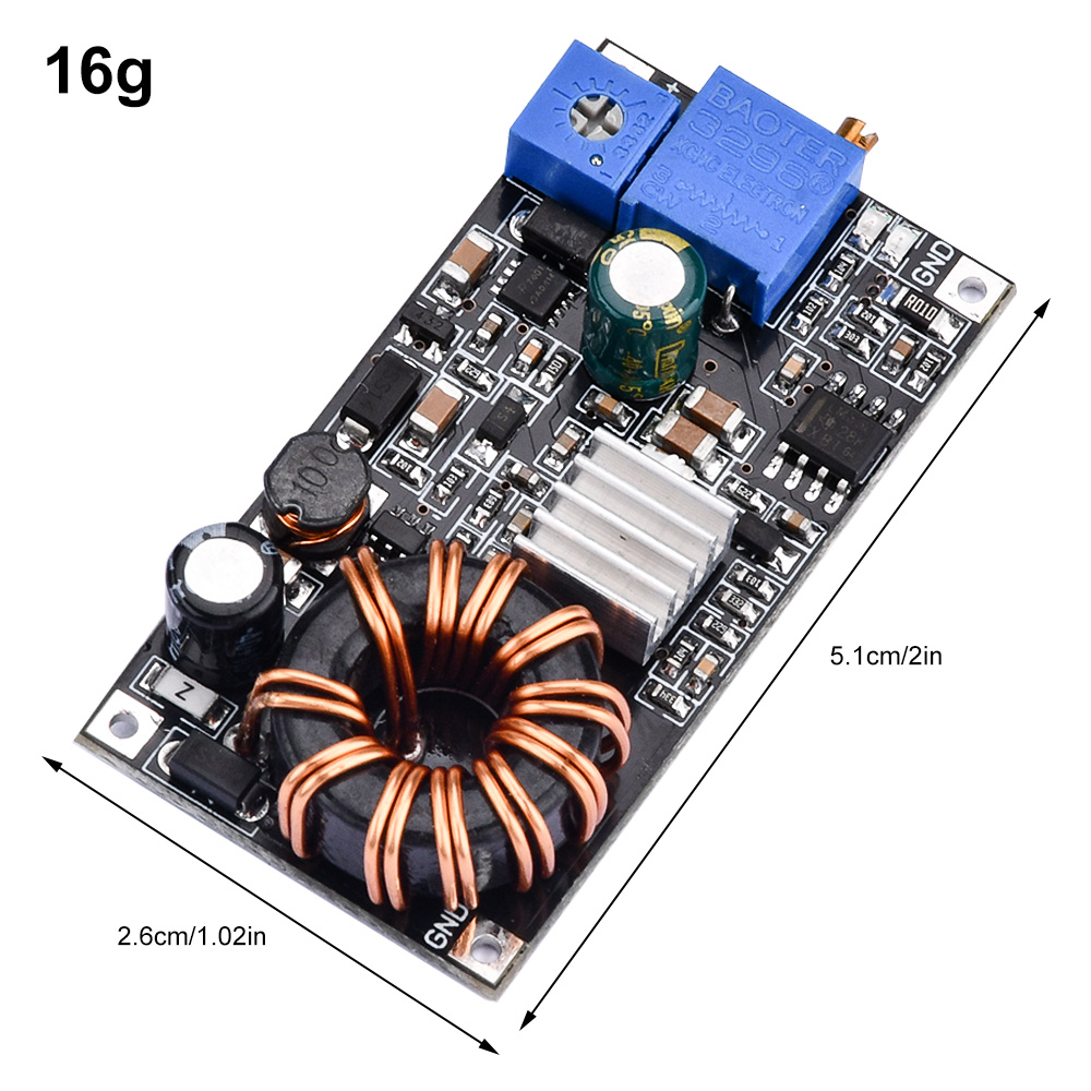 FocusAi  DC2.7-20V Low-voltage Boost Constant Voltage Constant Current Synchronous Rectifier Power Module with Short Circuit Protection