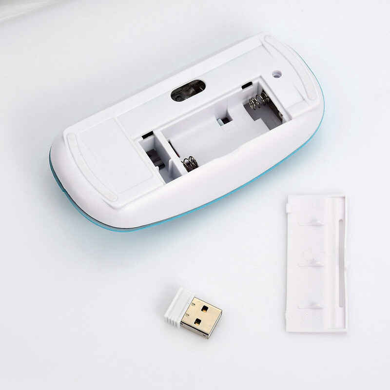 【YIDEA HONGKONG】USB Optical Wireless Mouse Super Slim Mouse for Computer Laptop TCH