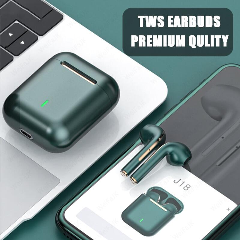 J18 Wireless Headphones Bluetooth Earphone Touch Control Earbuds In Ear Headset