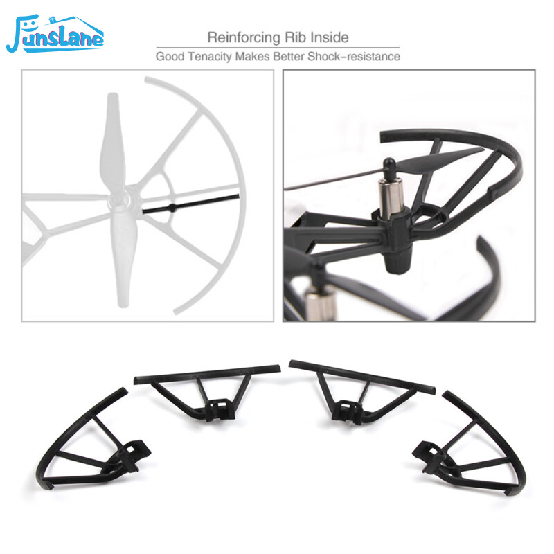FunsLane 4pcs/set DJI TELLO Propeller Guards Protectors Shielding Rings for DJI TELLO DRONES