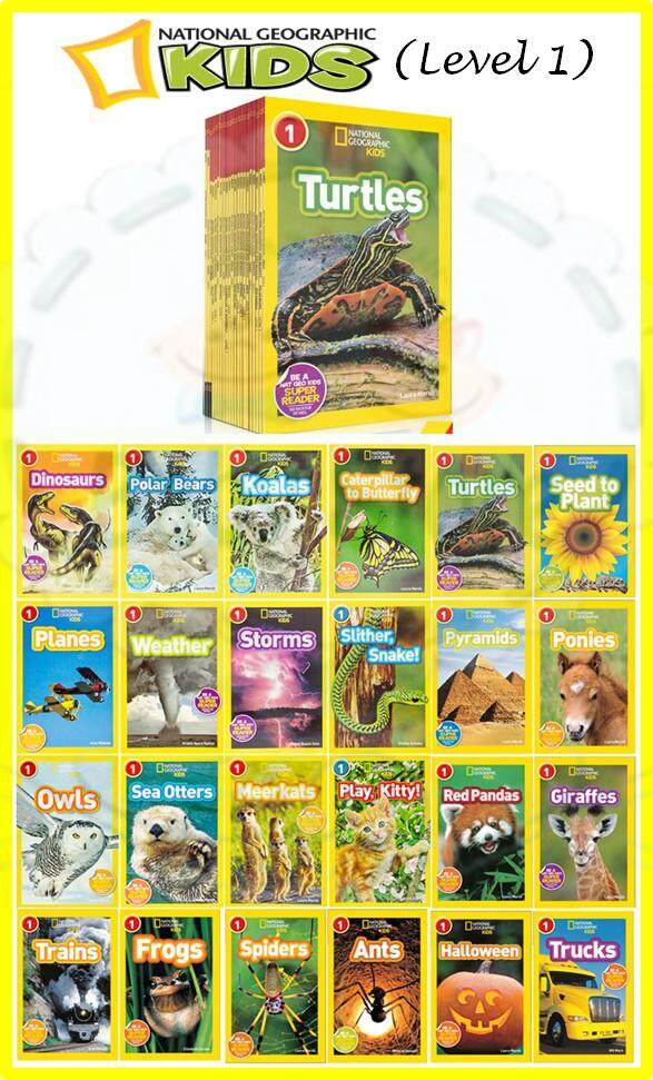 National Geographic Kids Readers Level 1 (25 Book set) 25