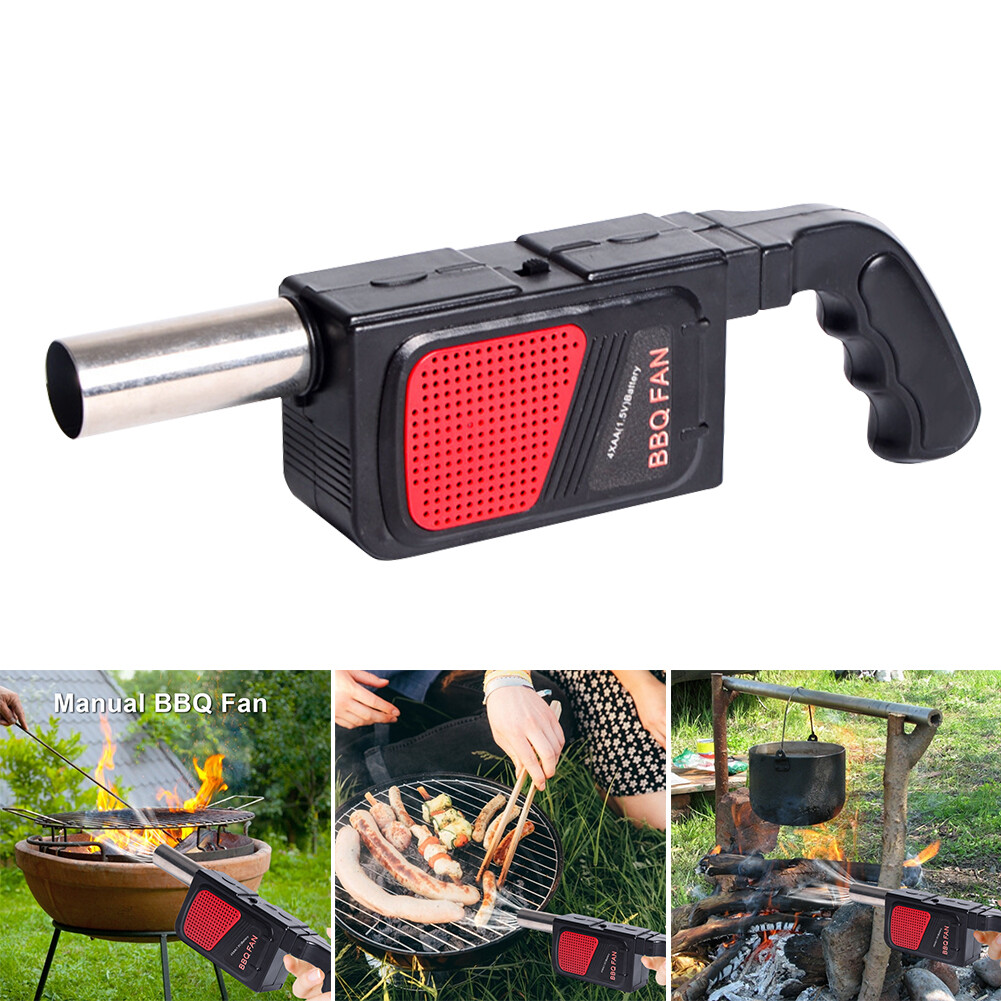 Hand held electric barbecue fan outdoor camping picnic tools outdoor