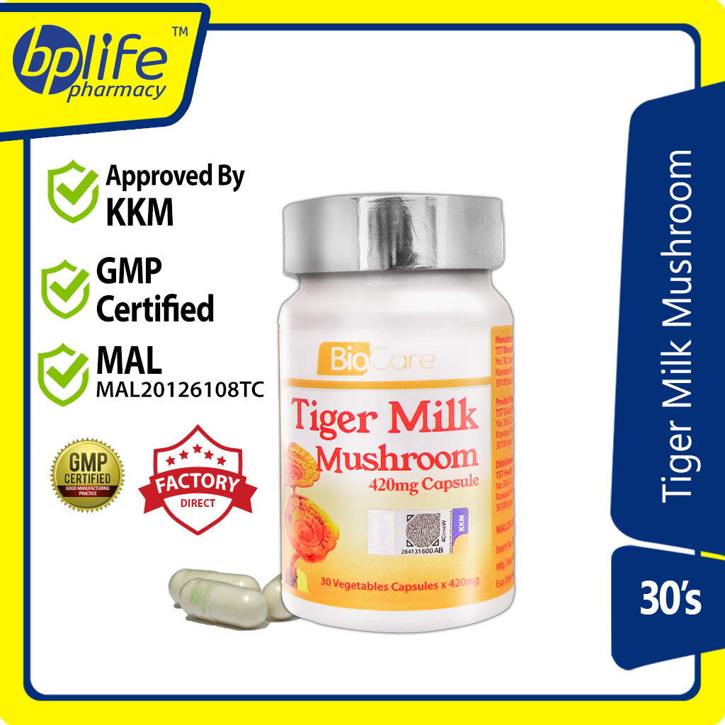 Biocare Tiger Milk Mushroom capsule 30 capsules Lazada