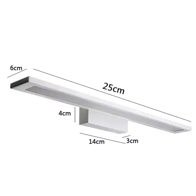 Nordic modern mirror headlight LED wall light vanity light bathroom mirror cabinet light
