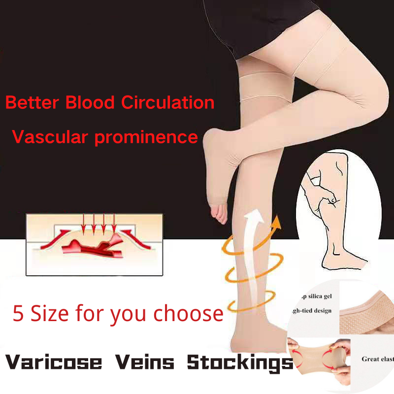 （In stock）1Pair Compression Stockings 2332mmHg Varicose Veins Socks