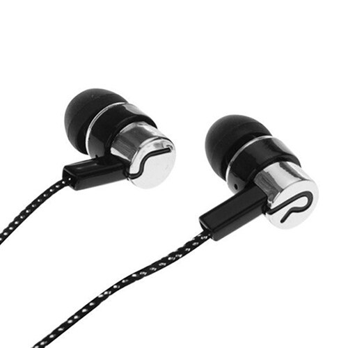 BOMO Tai Nghe Nhét Tai 3.5Mm Tai Nghe Có Dây Bện Âm Thanh Nổi Có Dây Cho iPhone Samsung